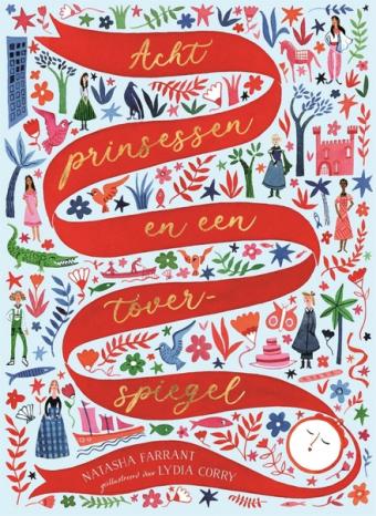 Cover van boek Acht prinsessen en een toverspiegel