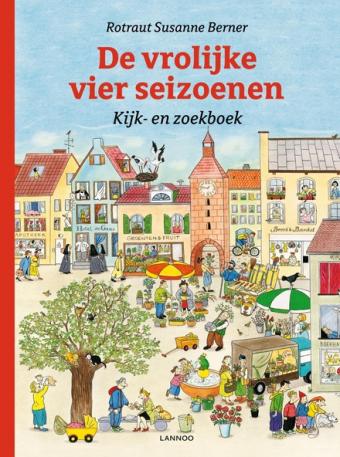 Cover van boek De vrolijke vier seizoenen: kijk- en zoekboek